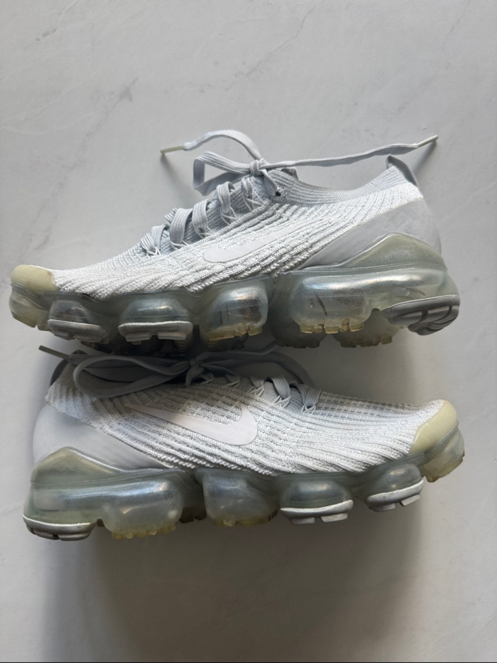 Nike Air VaporMax Flyknit 3 in the 'Pure Platinum' Size 8.5